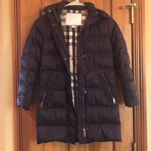 Burberry Girls 10Y Puffer Parka with Hood